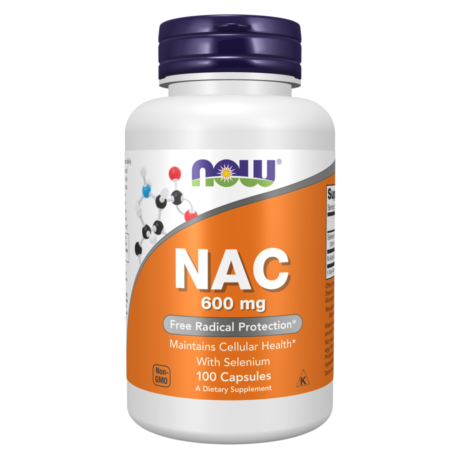 Now Foods 600mcg N-Acetyl Cysteine (NAC) - 100 Veg Capsules