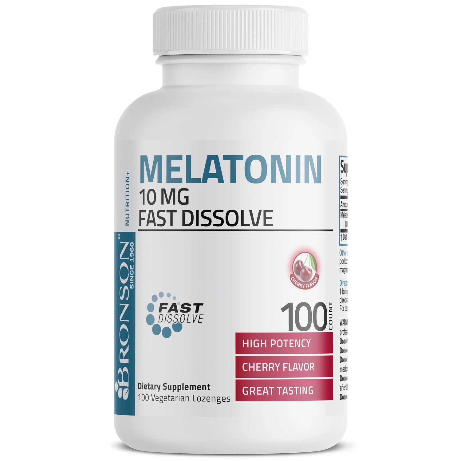 Bronson Melatonin 10mg Fast Night Sleep + Relaxation + Great Tasting