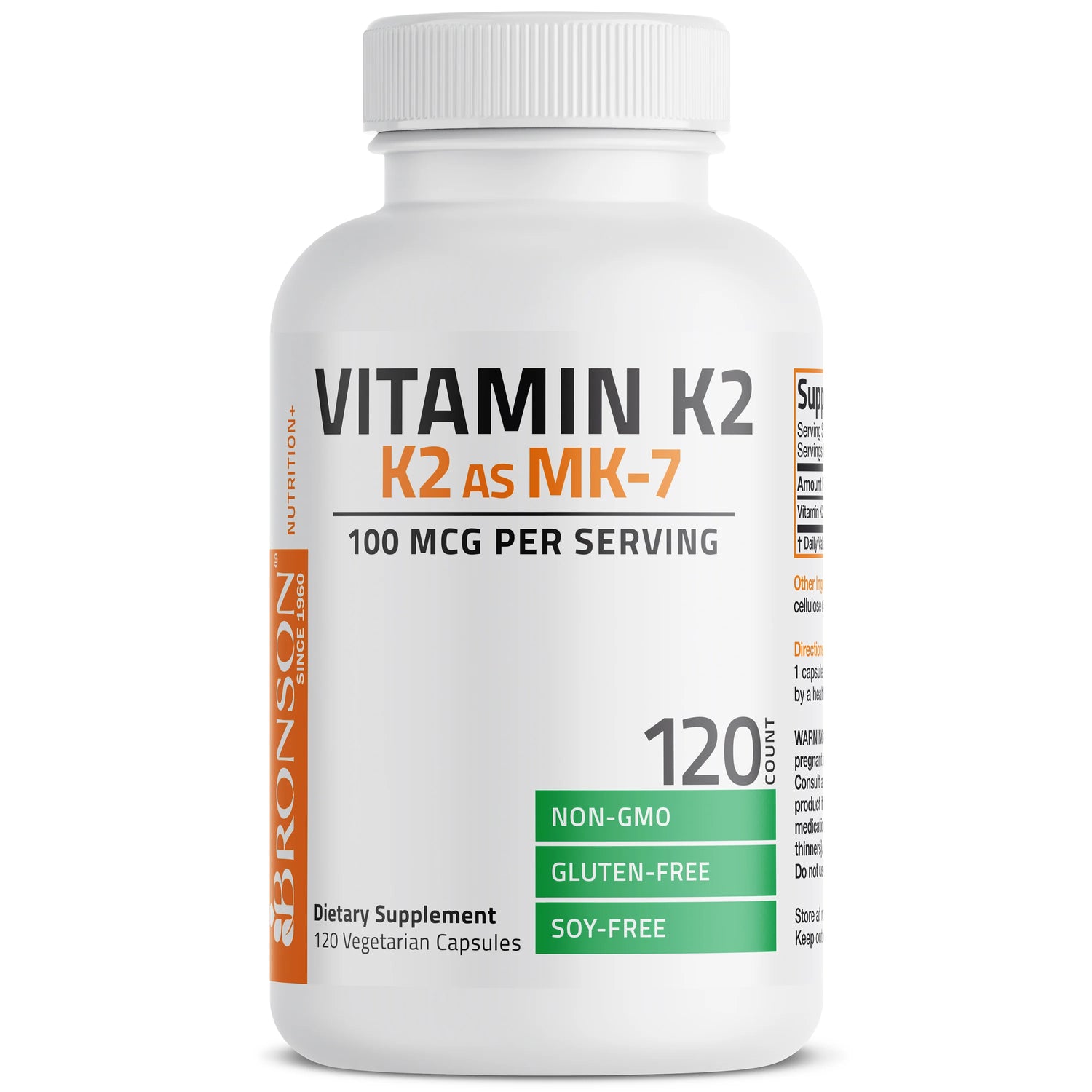 Bronson Vitamin K2 as MK7 100mcg
