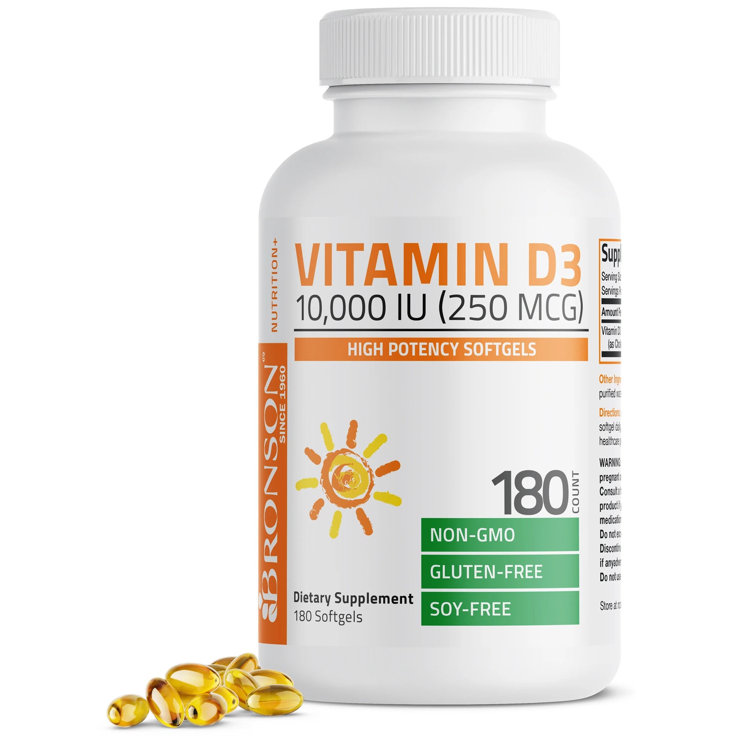 Bronson Vitamin D3 10000IU 250mcg