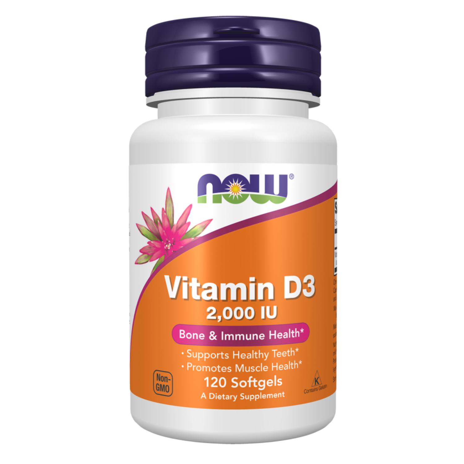 Now Vitamin D-3 2000IU / Vitamin D3 50mcg