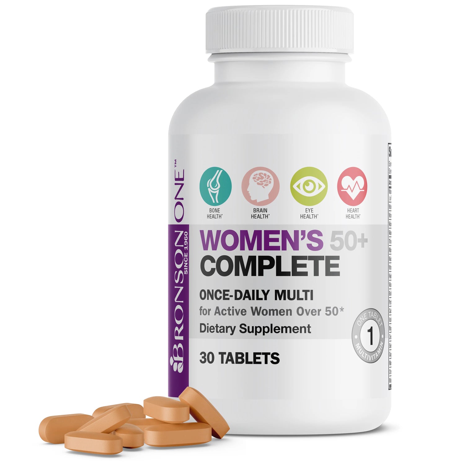 Bronson One™ Women’s 50+ Complete Once-Daily Multivitamin
