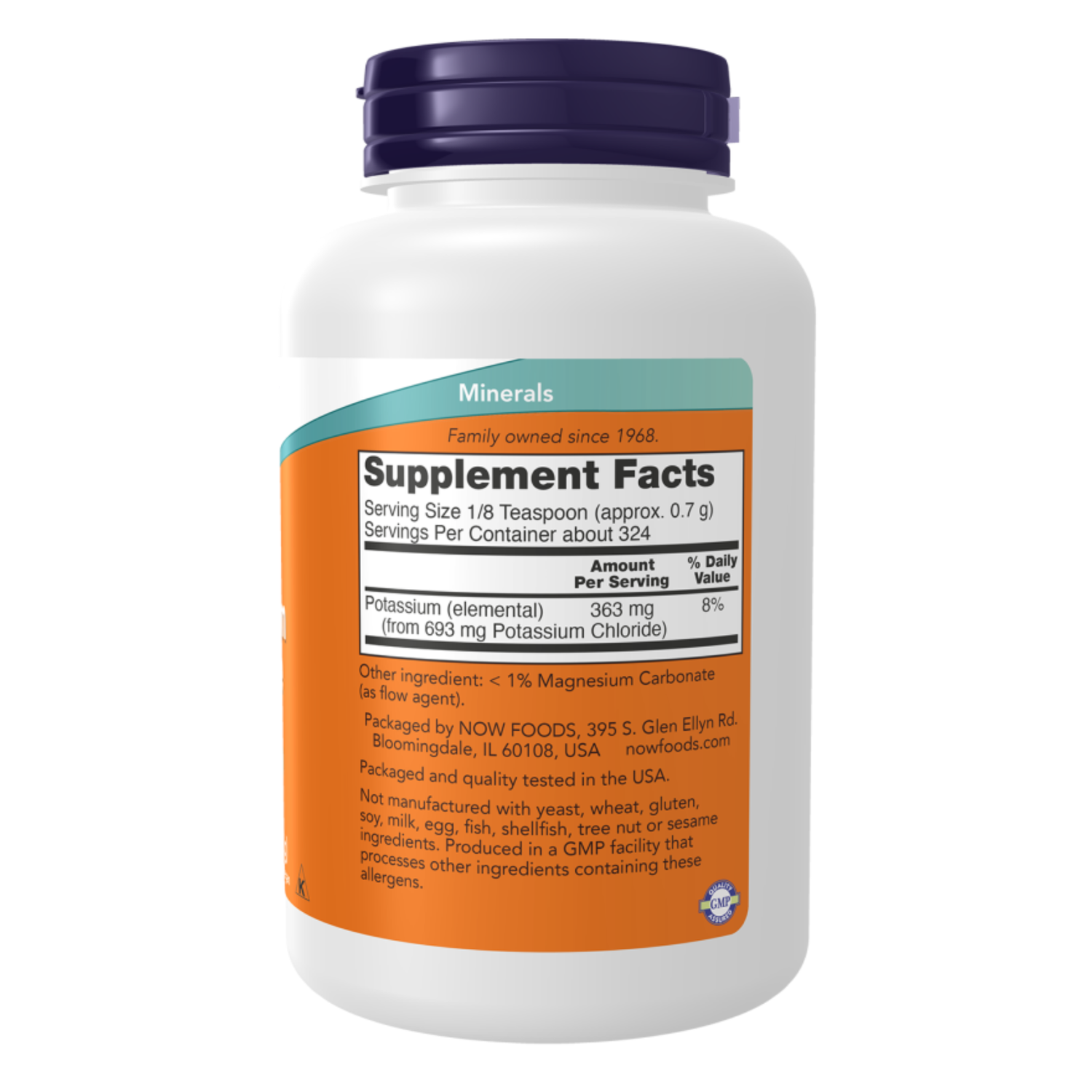 Now Foods Potassium Chloride Powder (227 g)