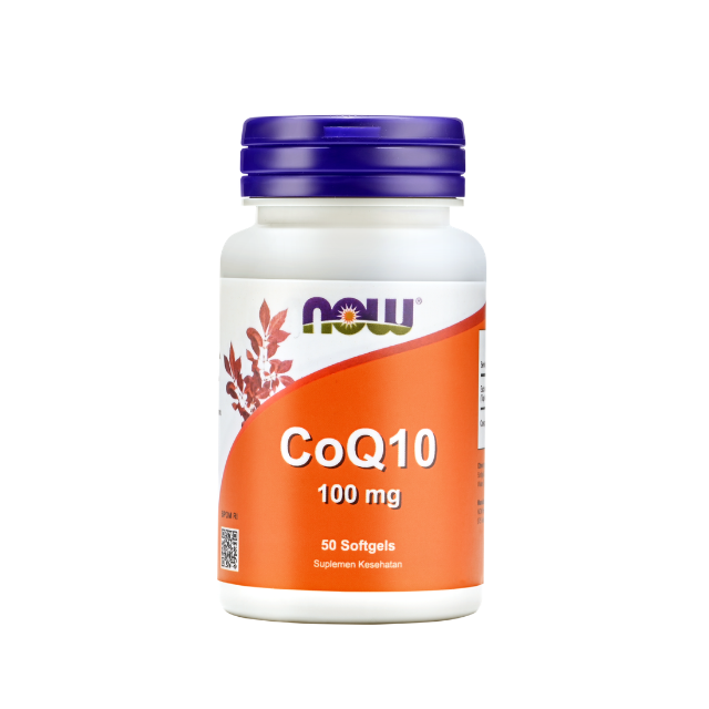 NOW Foods CoQ10 100mg Coenzyme Q10 Non GMO Soy Free