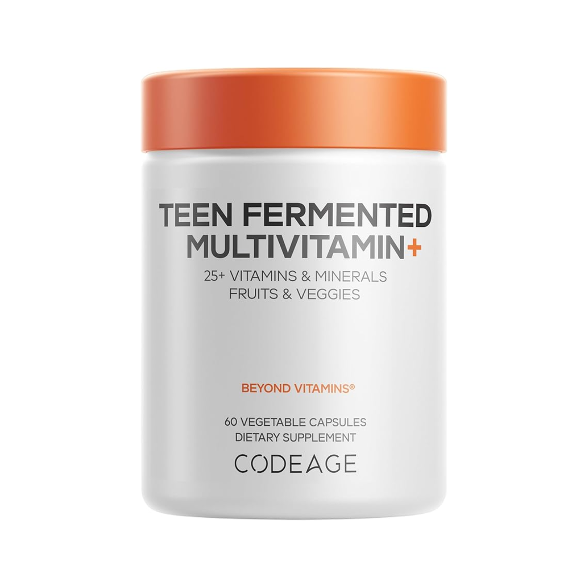 Codeage Teen Fermented Multivitamin+ 25+ Vitamins & Minerals