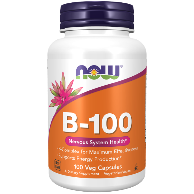 Now Vitamin B-100 | Vitamin B1 B2 B3 B6 B12
