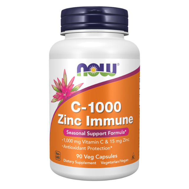 Now Vitamin C-1000 & Zinc Immune 15mg