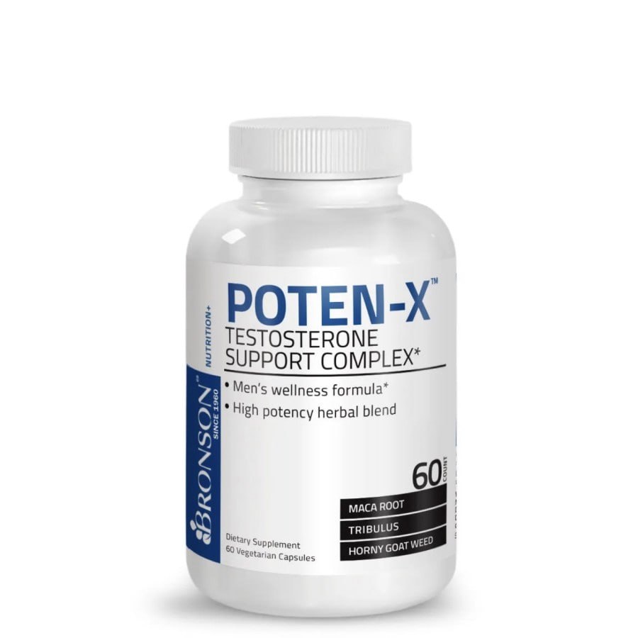 Bronson Poten-X for Men Testoterone Support Complex 60 caps