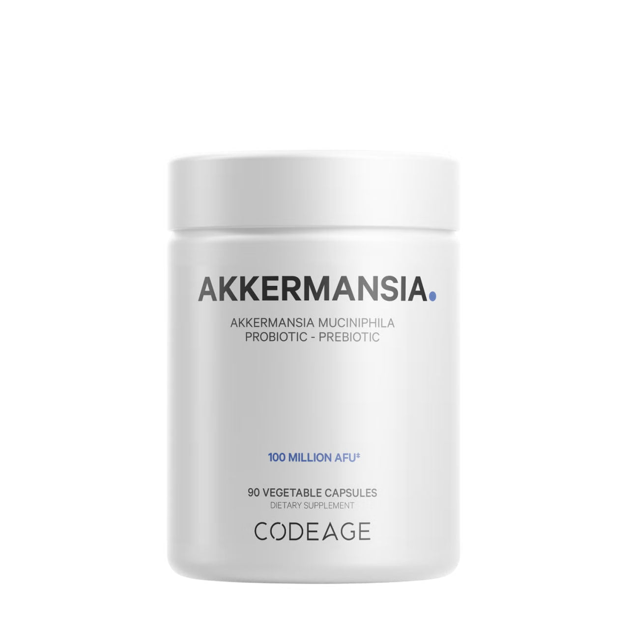 CODEAGE AKKERMANSIA Muciniphila 100 Million AFU | Probiotic Prebiotic + Chicory Inulin