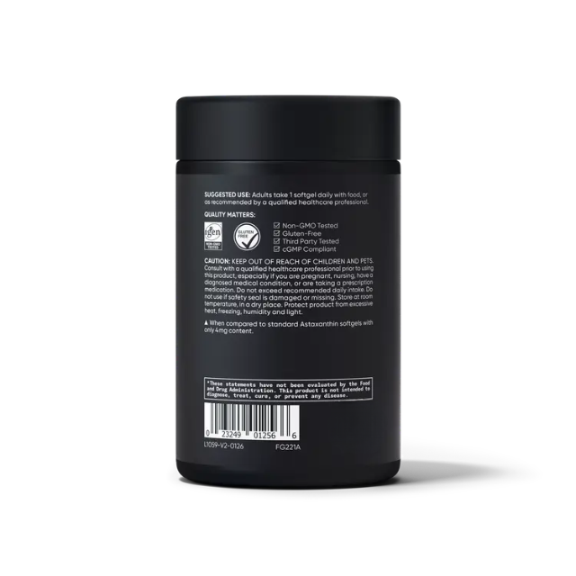 Sports Research Astaxanthin 12mg Icelandic Astalif