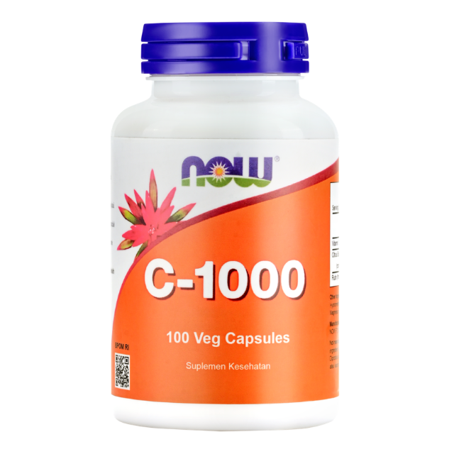 Now Foods Vitamin C 1000mg Citrus Bioflavonoids Complex 100mg