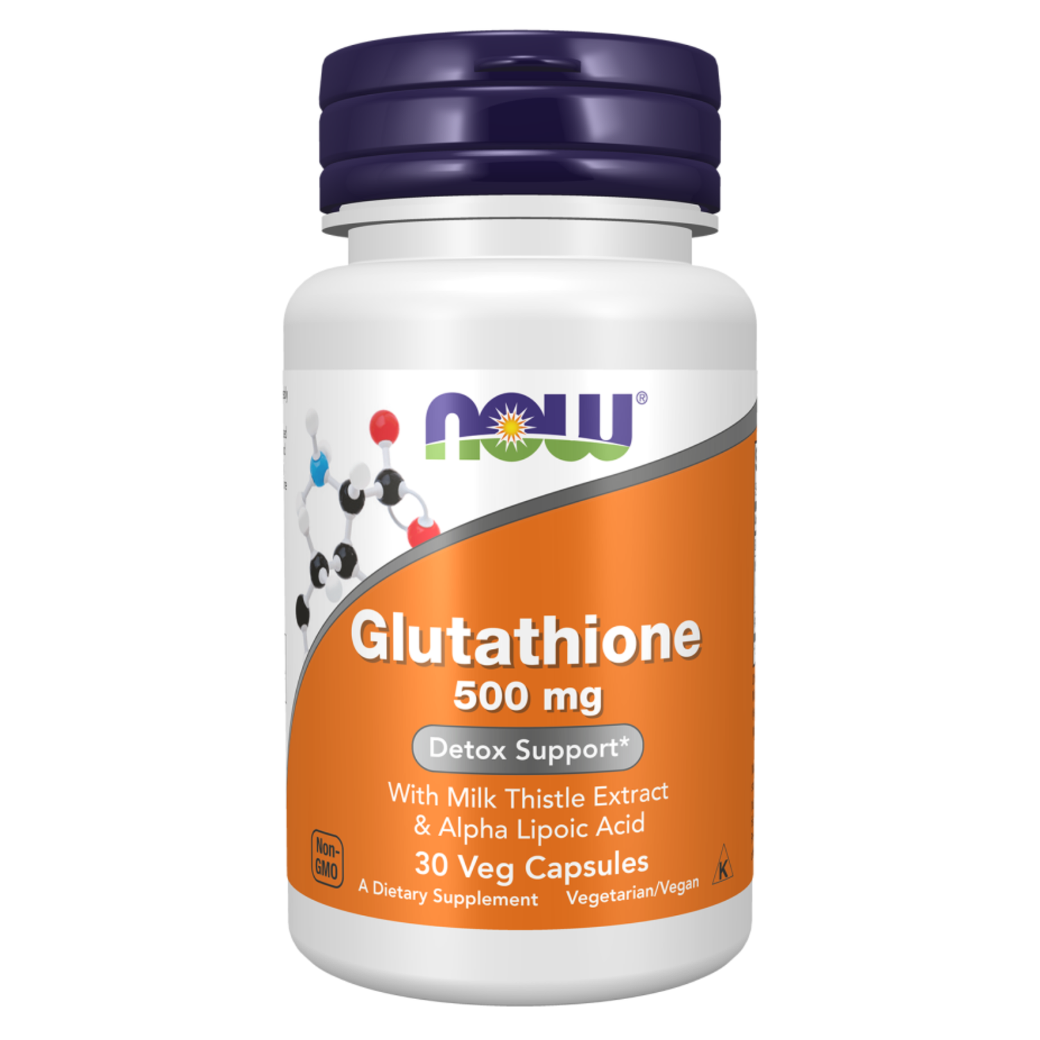 Now Foods 500mg Glutathione + Milk Thistle Extract & Alpha Lipoic Acid