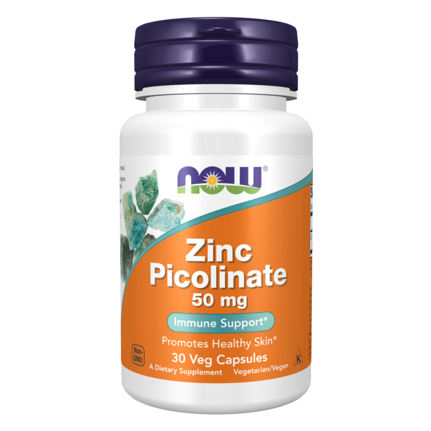 Now Zinc 50mg | 270mg Zinc Picolinate 30 | 60 | 120 Veg Capsule