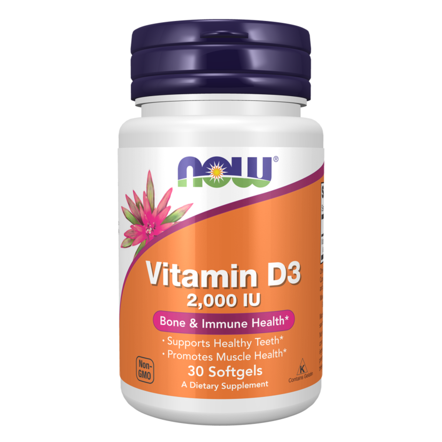 Now Vitamin D-3 2000IU / Vitamin D3 50mcg