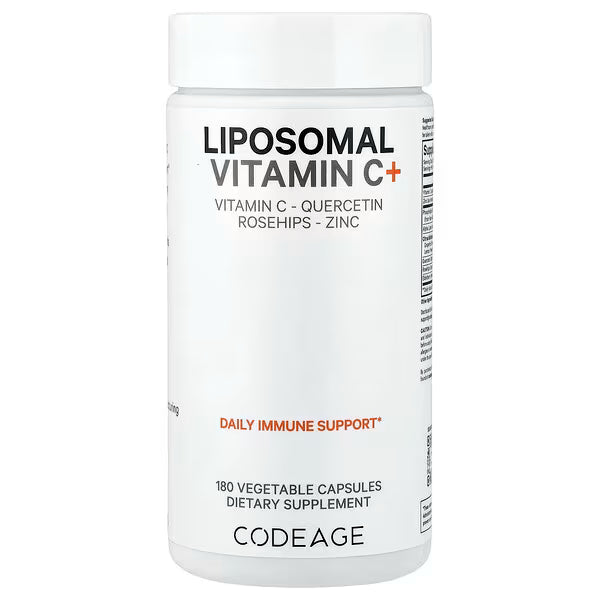CodeAge Liposomal Vitamin C+ 1500mg Quercetin Rosehips 50mg Zinc