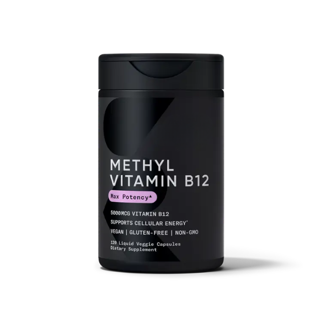 Sports Research Vitamin B12 Methylcobalamin 2000mcg | 5000mcg | Vegan | Liquid VegCaps
