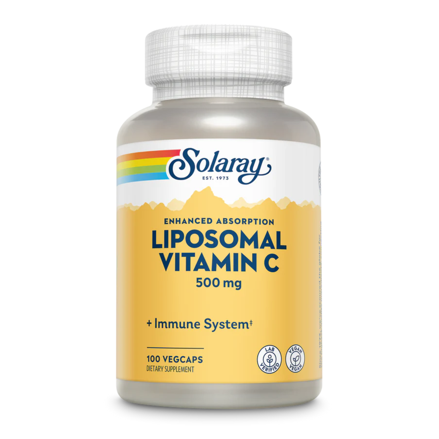 Solaray Liposomal Vitamin C 500mg VEGAN 100 VegCaps