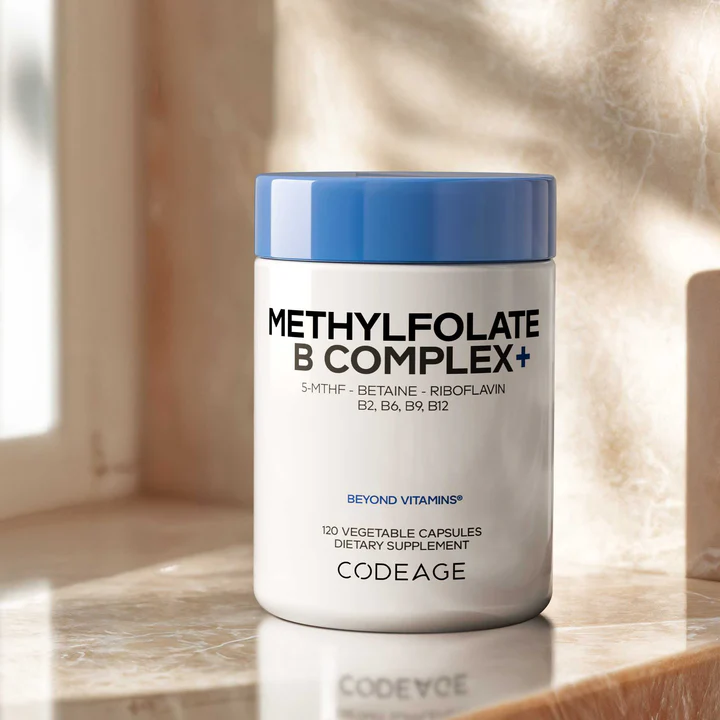 CODEAGE METHYLFOLATE B COMPLEX+ B2 B6 B9 B12 Betaine | 5-MTHF | Riboflavin