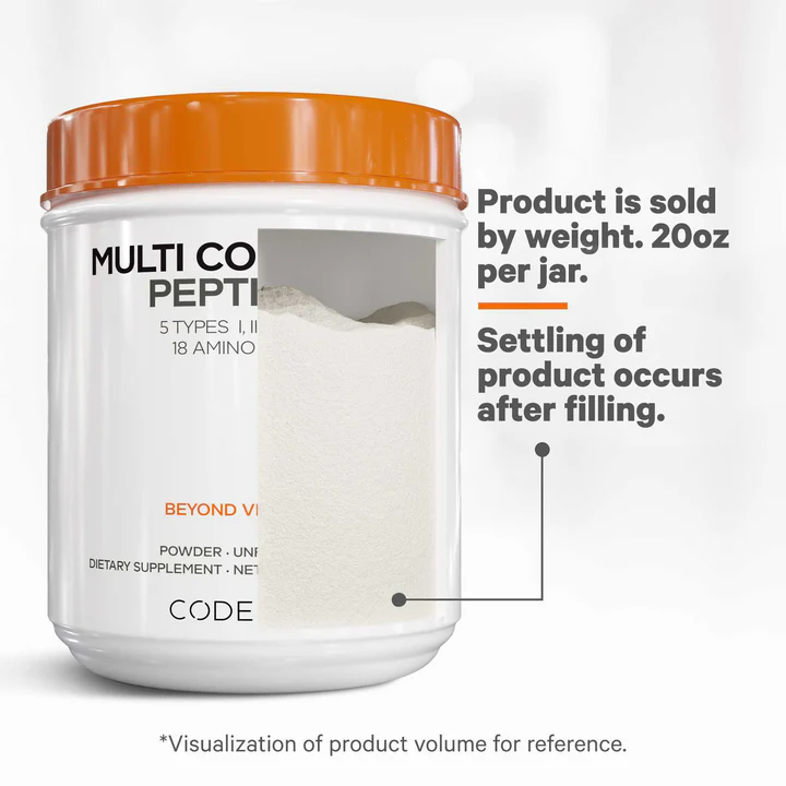 Codeage Multi Collagen Peptides 5 Types ( I II III V X ) 18 Amino Acids