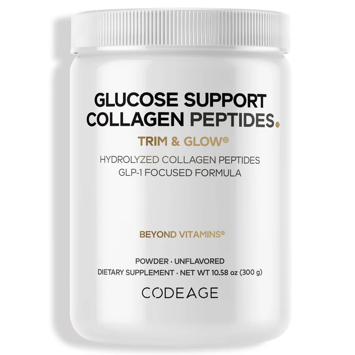 Codeage Glucose Support Collagen Peptides 10g Hydrolyzed
