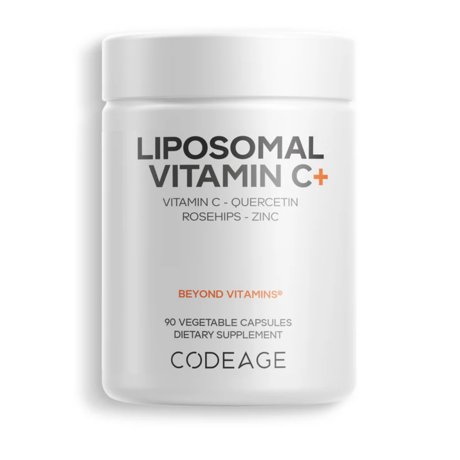 CodeAge Liposomal Vitamin C+ 1500mg Quercetin Rosehips 50mg Zinc