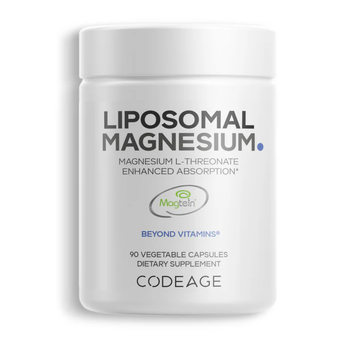 Codeage Liposomal Magnesium L-Threonate 2000mg Magtein MAG LT 90 Vegetable Capsules