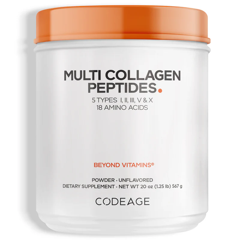 Codeage Multi Collagen Peptides 5 Types ( I II III V X ) 18 Amino Acids
