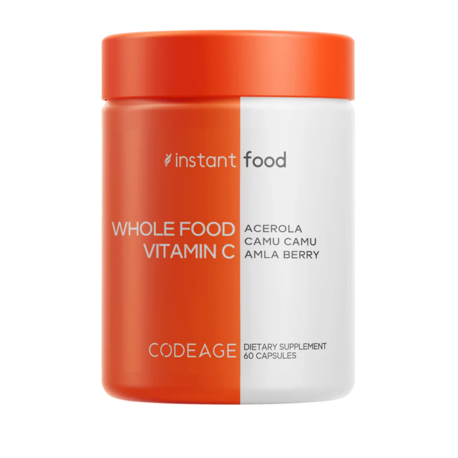 Codeage Whole Food 500mg Vitamin C + 100mg Citrus Bioflavonoids