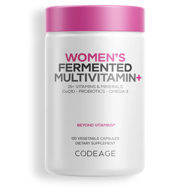 Codeage Women's Fermented Multivitamin + 25+ Vitamins + Minerals