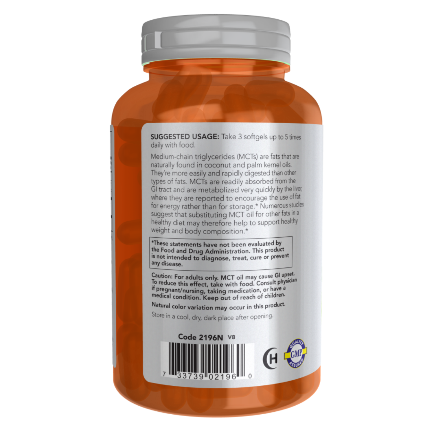 Now Foods - Sports MCT Oil 1000 mg