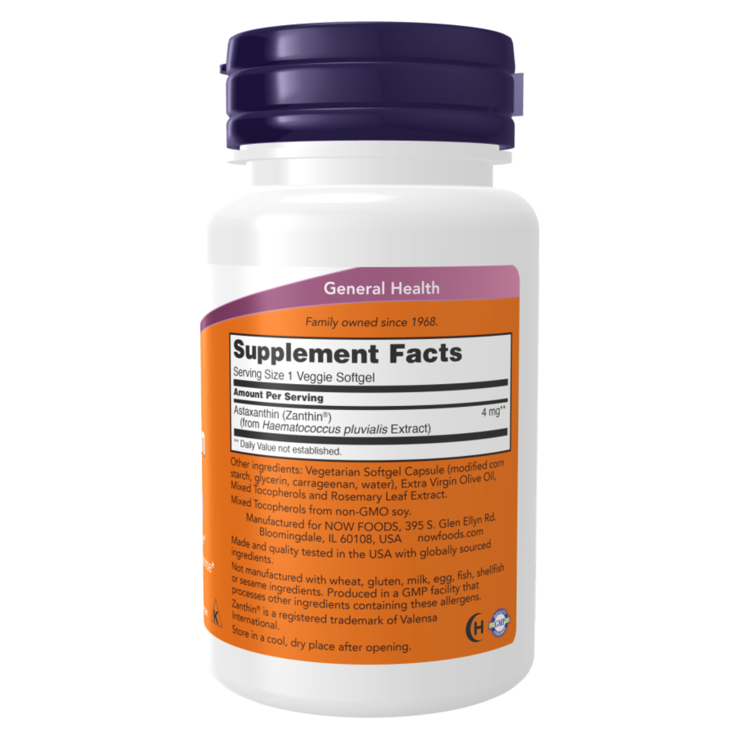 Now Foods Astaxanthin 4mg