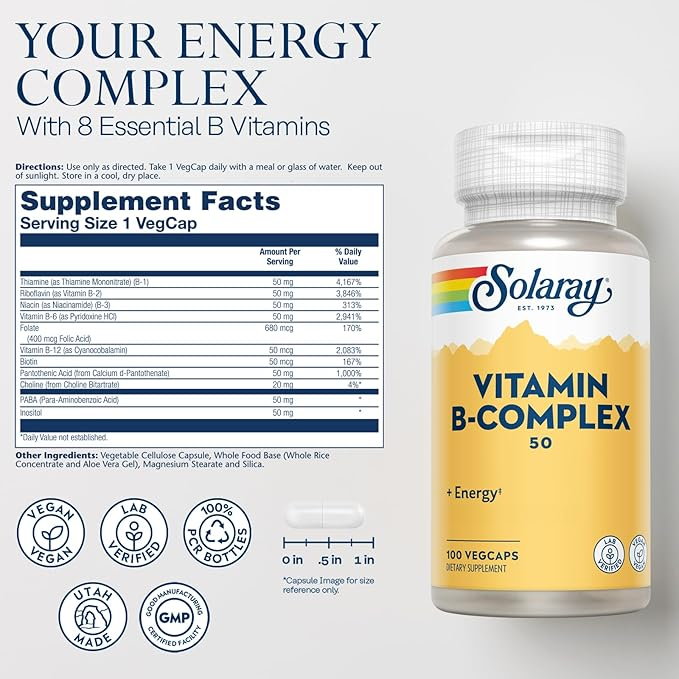 Solaray VItamin B Complex 50