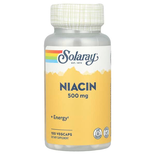 Solaray Niacin 500mg Vitamin B3